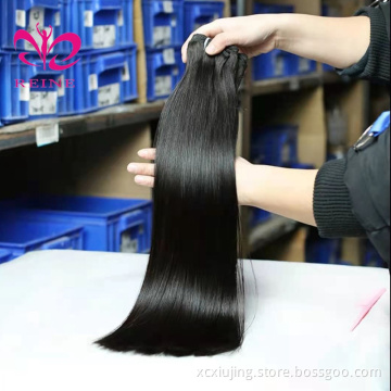12A Grade Best Quality Raw Cuticle Aligned Virgin Indian Hair Bundles Vendors Vietnam hair Double Drawn Human Hair Bone Straight